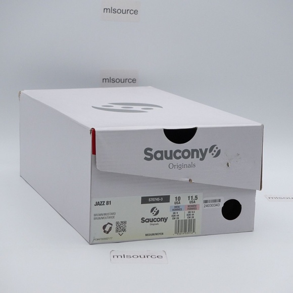 NEW Saucony Men's Jazz 81 Trailian Pack Sneakers S70745-3 Brown/Mustard/Coral - Picture 6 of 16